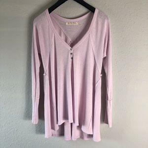 We The Free - Free People - Citrine Thermal Top Tee - L